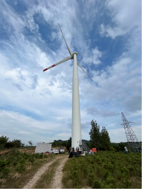 龍駿風能招遠風電場A6、A17、A18三臺風力發(fā)電機組基礎加固項目